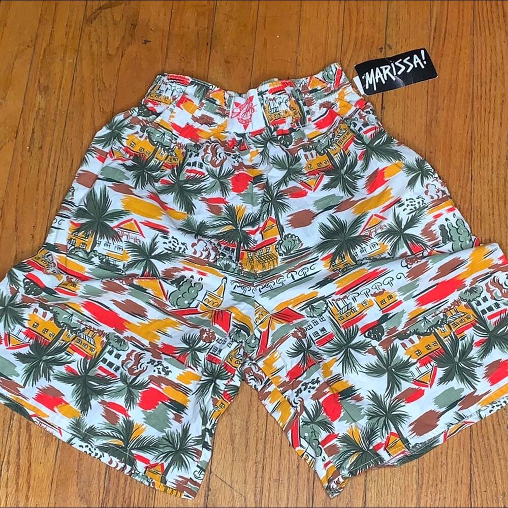 New Marissa Tropical Hawaiian Swim Trunks Medium